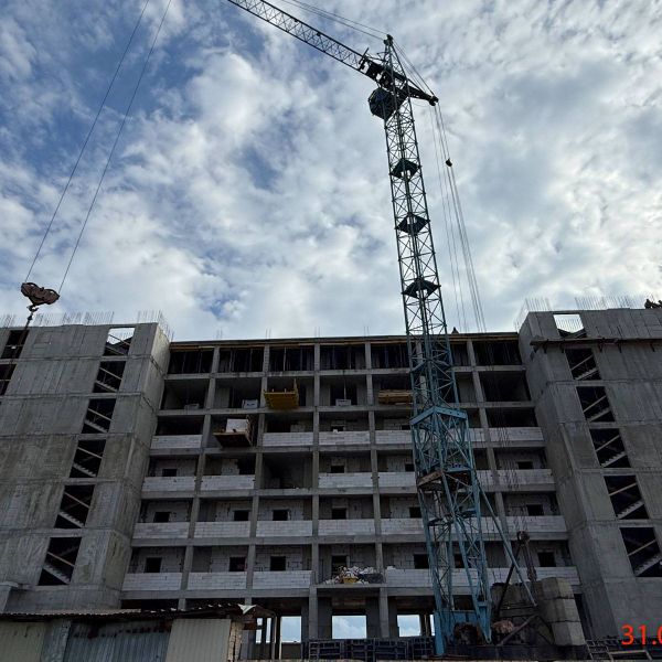 Ход строительства ЖК «Золотые пески» за Июнь 2026 г.