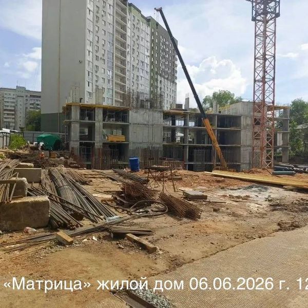 Ход строительства ЖК «Матрица» за Июнь 2026 г.