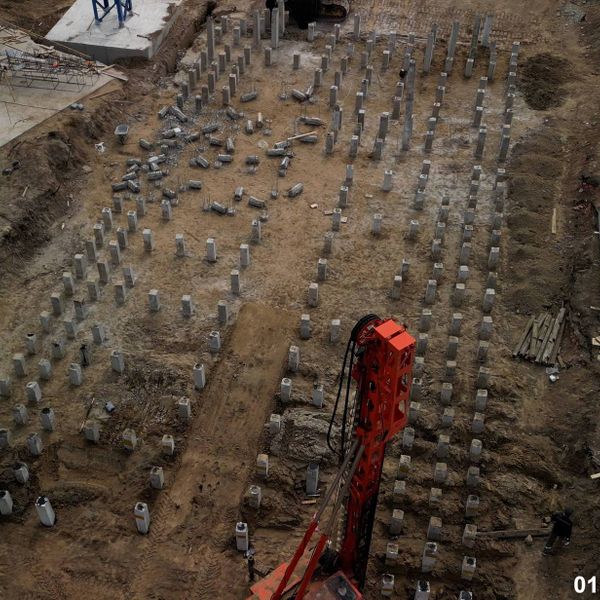 Ход строительства ЖК «Речные кварталы» за Апрель 2026 г.