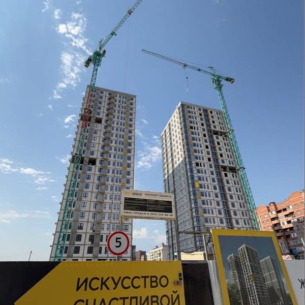 Ход строительства ЖК «Оклэнд» за Август 2026 г.