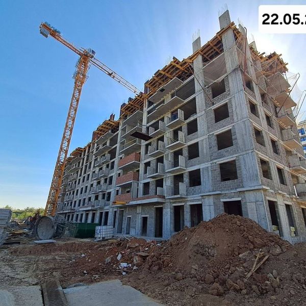 Ход строительства ЖК «Ежевика» за Май 2026 г.